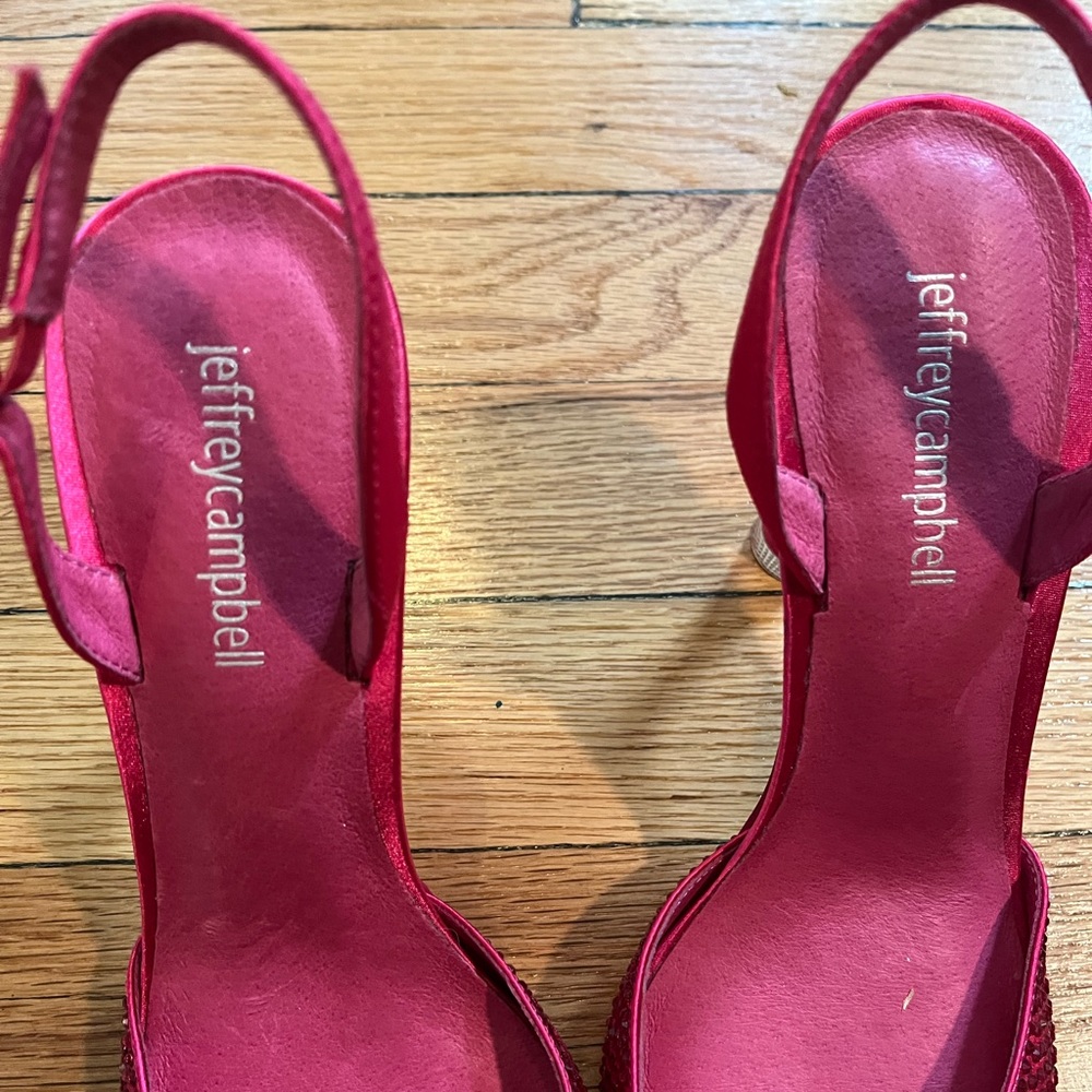 Jeffrey Campbell pink low heels (worn once) - Picture 3 of 4